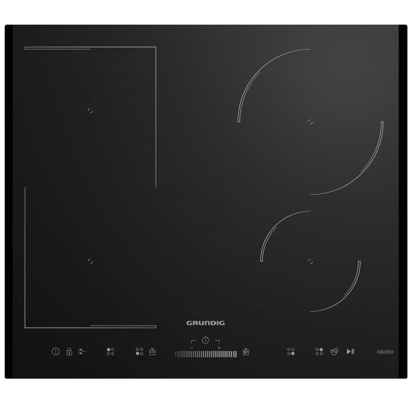 Встраиваемая варочная панель индукционная Grundig GIEI624470PF черный 43 телевизор grundig 43gfu7800b 4k ultra hd черный смарт тв android