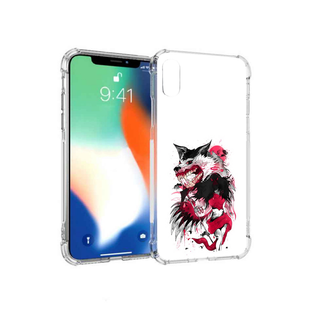 

Чехол MyPads Tocco для Apple iPhone XS Max красная шапочка (PT117540.614.410), Прозрачный, Tocco
