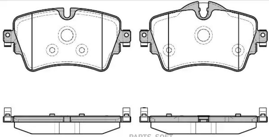 

Колодки дисковые передние BMW 2 F45/F43, MINI 13> 1599 08