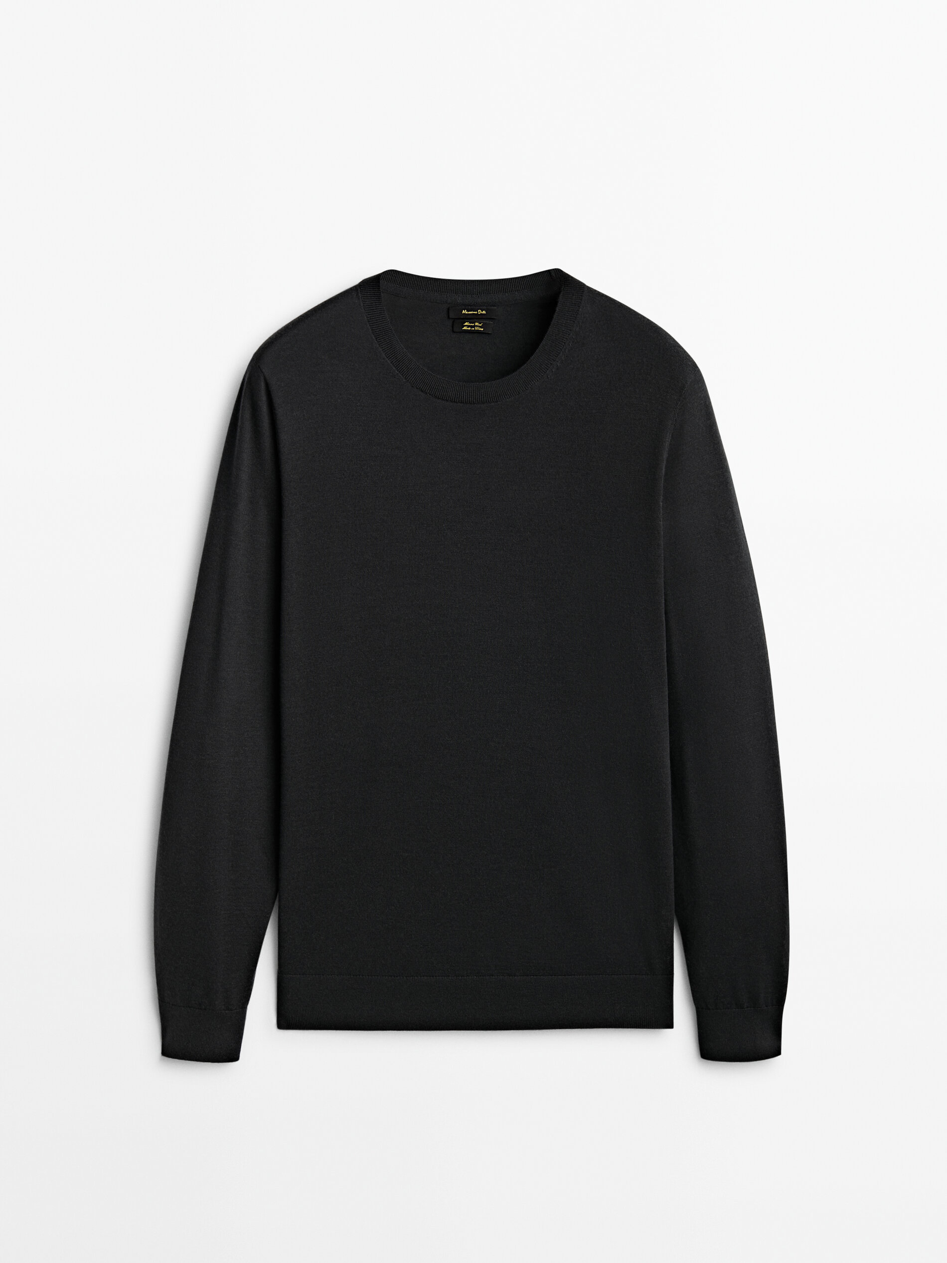 

Джемпер мужской Massimo Dutti 00964420800 черный 2XL, 00964420800