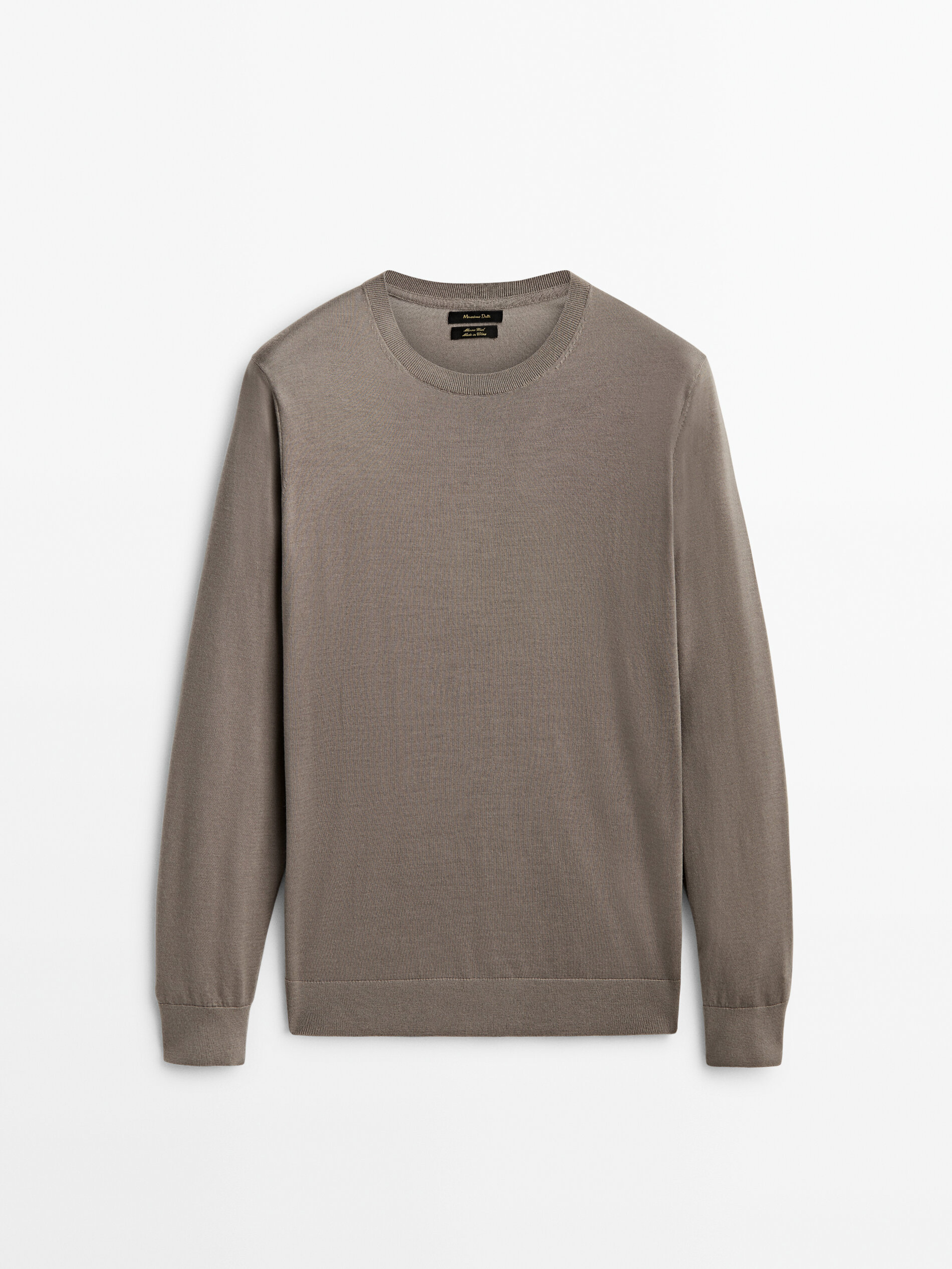 

Джемпер мужской Massimo Dutti 00964420757 бежевый S, 00964420757