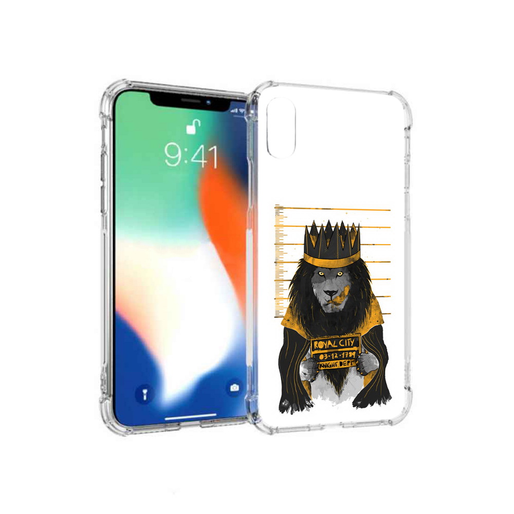 

Чехол MyPads Tocco для Apple iPhone XS Max лев в законе (PT117540.614.435), Прозрачный, Tocco