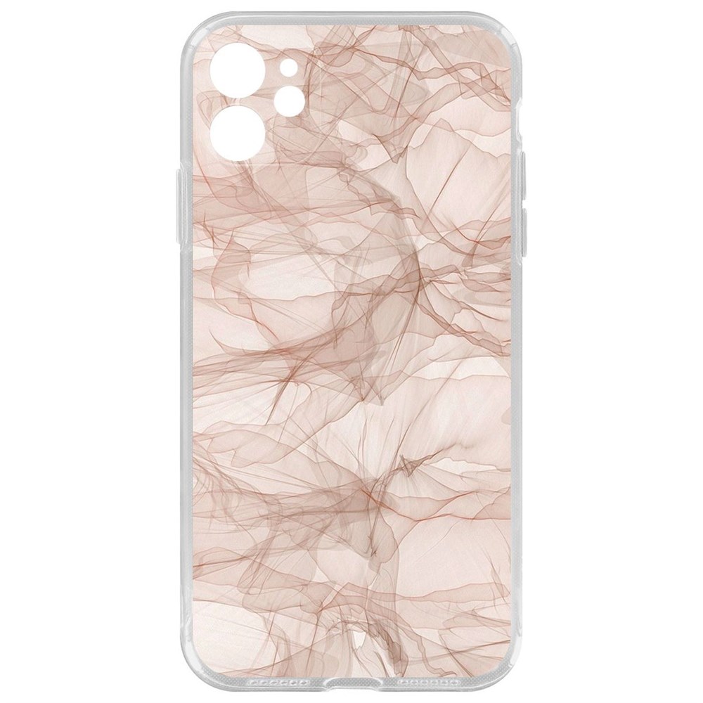 

Чехол-накладка Krutoff Clear Case Абстракт 5 для iPhone 11 с защитой камеры, Прозрачный