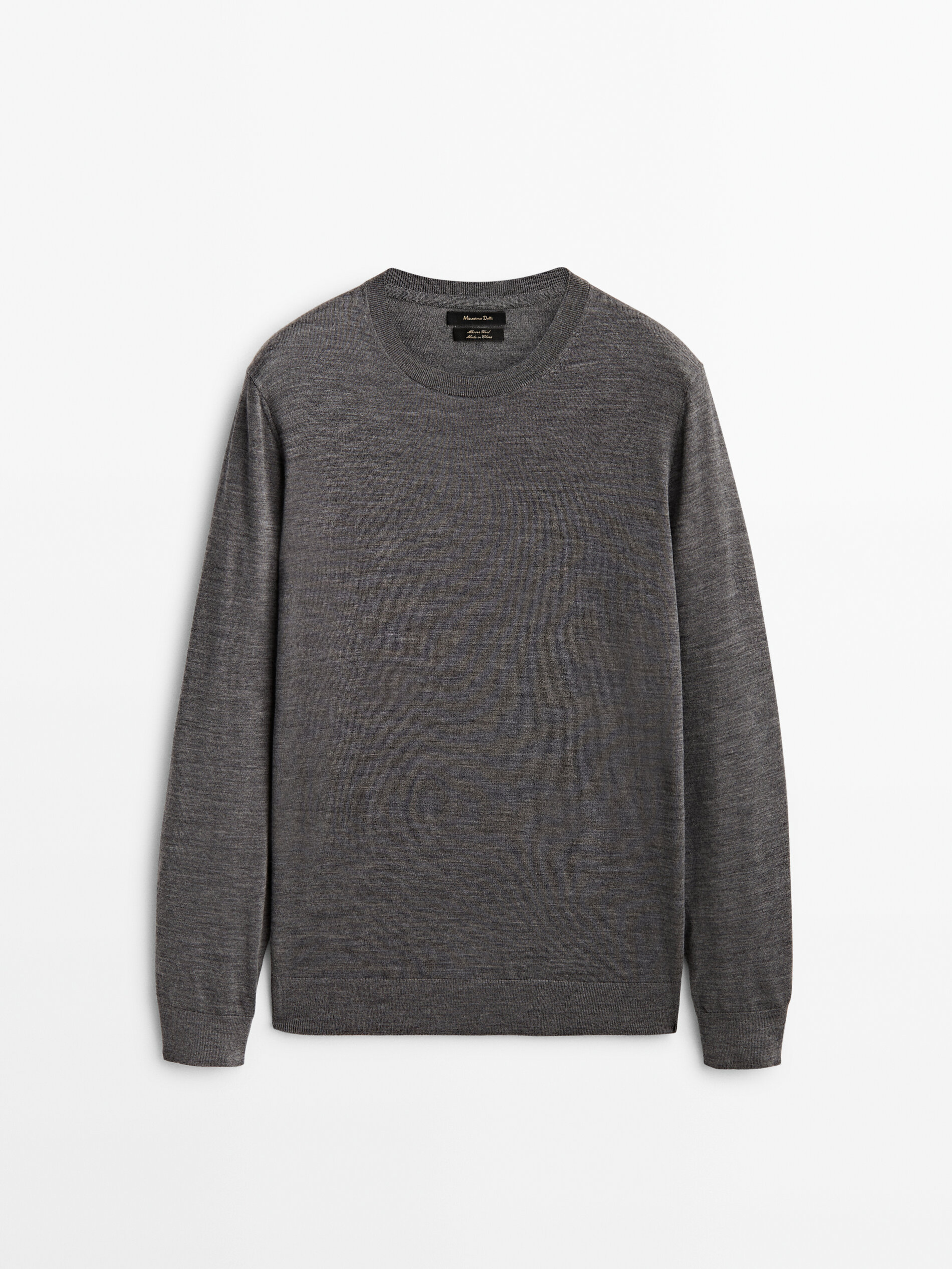 

Джемпер мужской Massimo Dutti 00964420807 серый L, 00964420807