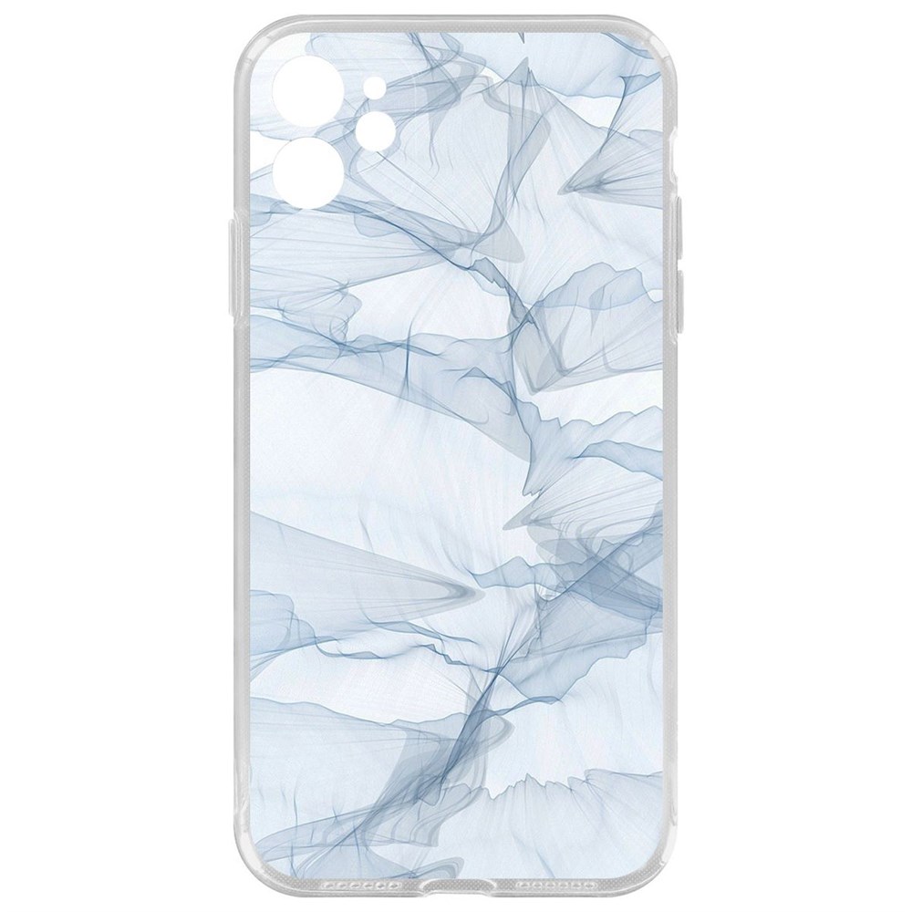 

Чехол-накладка Krutoff Clear Case Абстракт 10 для iPhone 11 с защитой камеры, Прозрачный