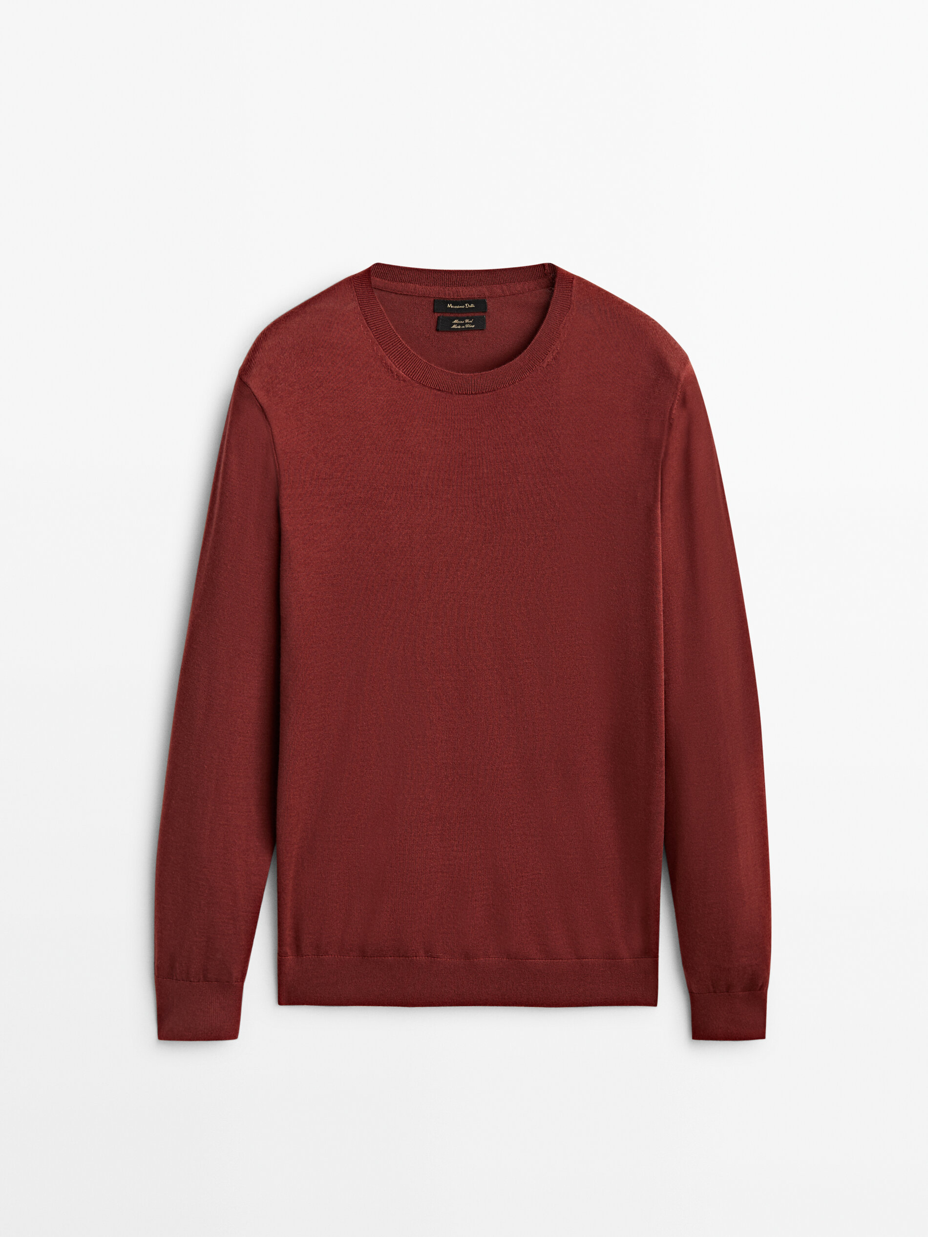 

Джемпер мужской Massimo Dutti 00964420782 бордовый M, 00964420782