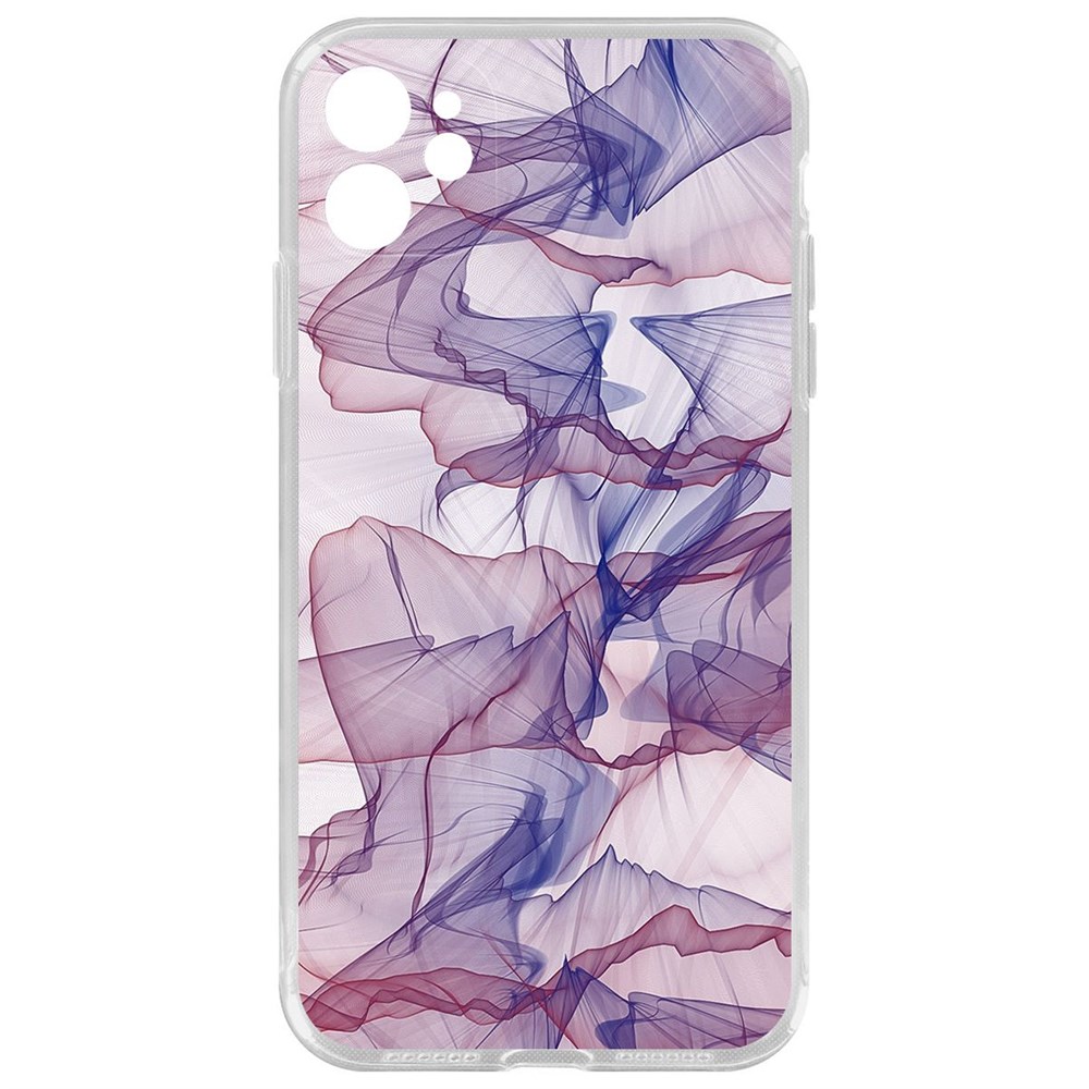 

Чехол-накладка Krutoff Clear Case Абстракт 15 для iPhone 11 с защитой камеры, Прозрачный