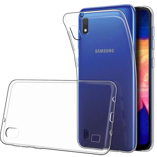 

Силиконовый чехол для Samsung A01 прозрачный