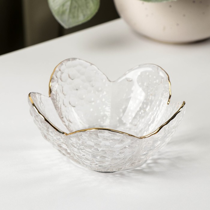 

Миска стеклянная фигурная "Цветок", 60 мл, 94 см, Цветок