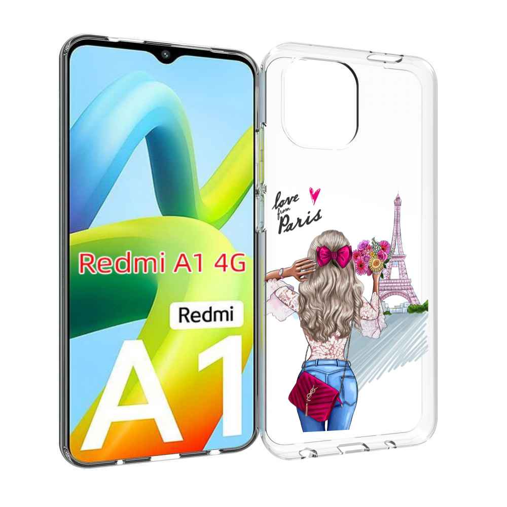 

Чехол MyPads Парижанка женский для Xiaomi Redmi A1, Прозрачный, Tocco