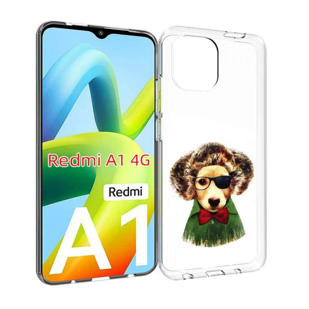

Чехол MyPads Пес в бабочке для Xiaomi Redmi A1, Прозрачный, Tocco