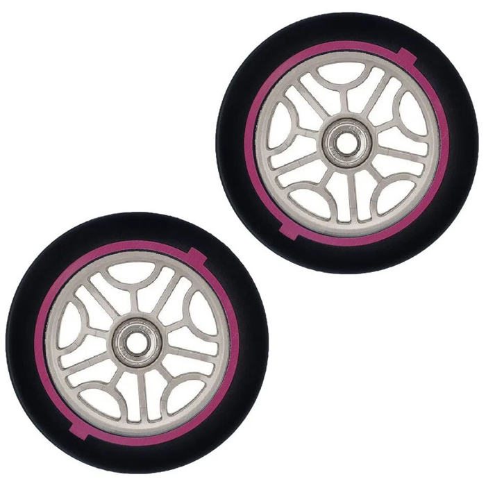 Комплект колес Globber 125 мм OEM - розовый