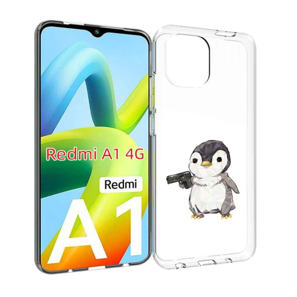 

Чехол MyPads Пингвин детский для Xiaomi Redmi A1, Прозрачный, Tocco