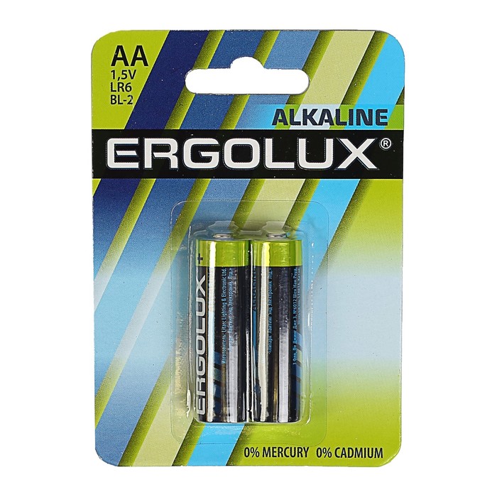 Элемент питания Ergolux Lr6/316 Bl2, комплект 20 батареек (10 упак. х 2шт.)