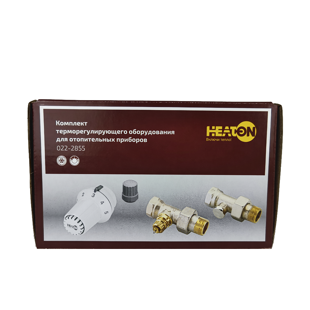 

Комплект кранов для бокового подкл. Danfoss 3/4 прямой (2 крана+термоголовка Heaton)