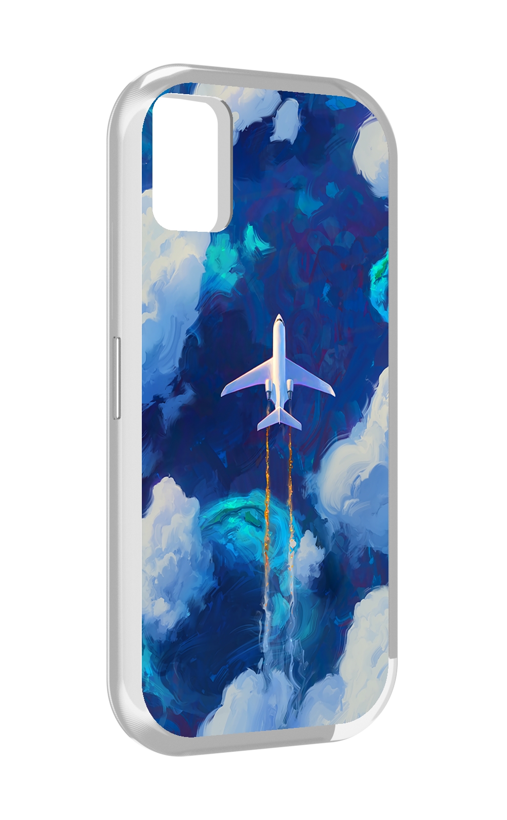 

Чехол MyPads самолет-в-небе-рисунок для UMIDIGI A11, Прозрачный, Tocco