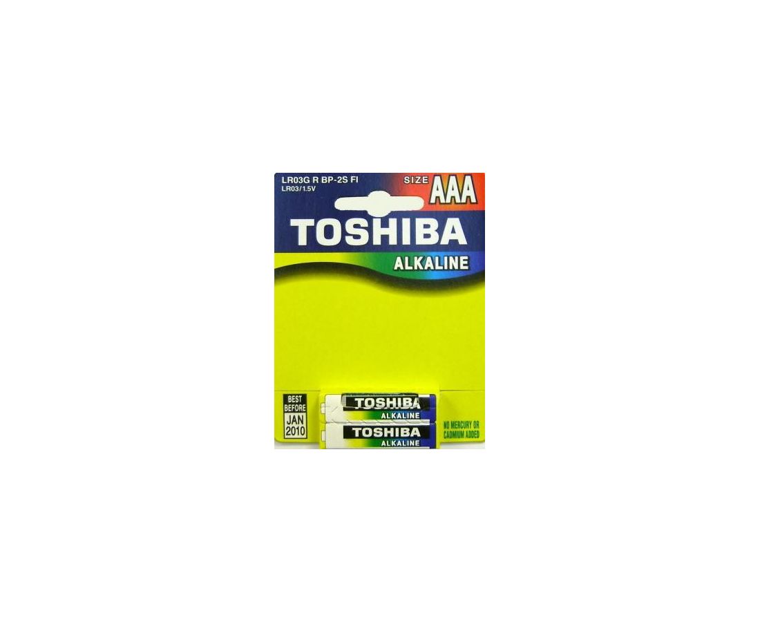 

Элемент питания Toshiba Lr03/286 Bl2, комплект 10 батареек (5 упак. х 2шт.), 200