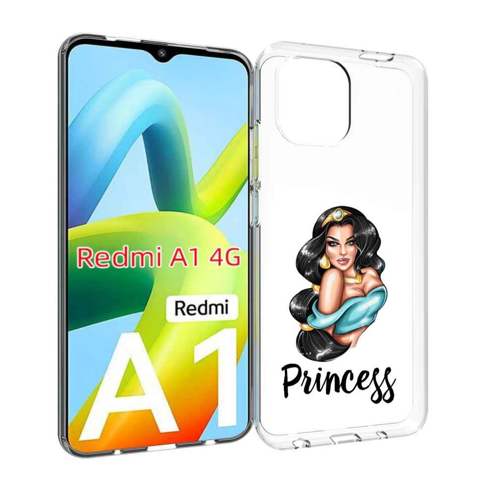

Чехол MyPads Принцесса-Жасмин женский для Xiaomi Redmi A1, Прозрачный, Tocco