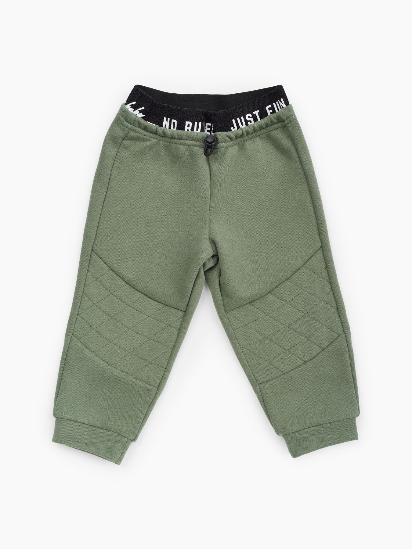 

Джоггеры с уплотненными коленками (green, 110) Happy Baby зеленый 110, 88064
