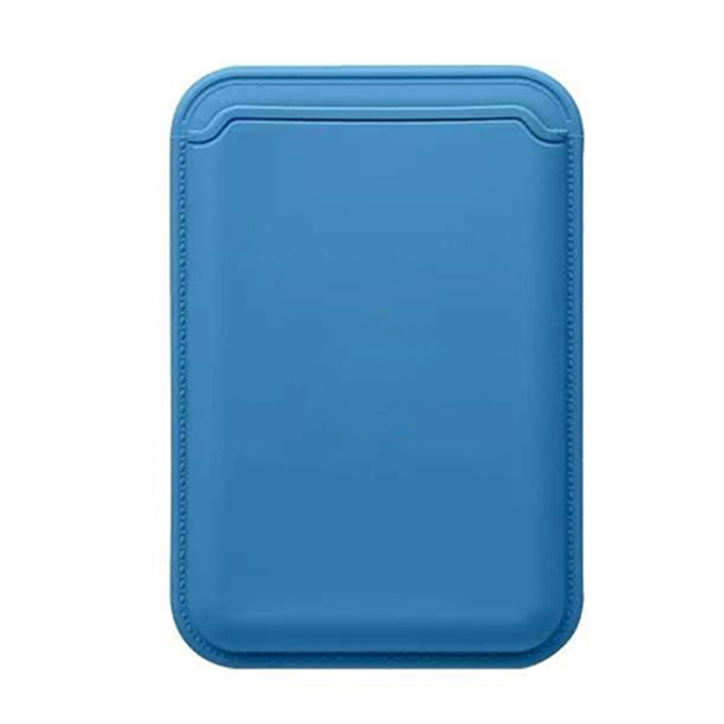 

Чехол для карт (MagSafe), без лого, силиконовый, X-case, синий