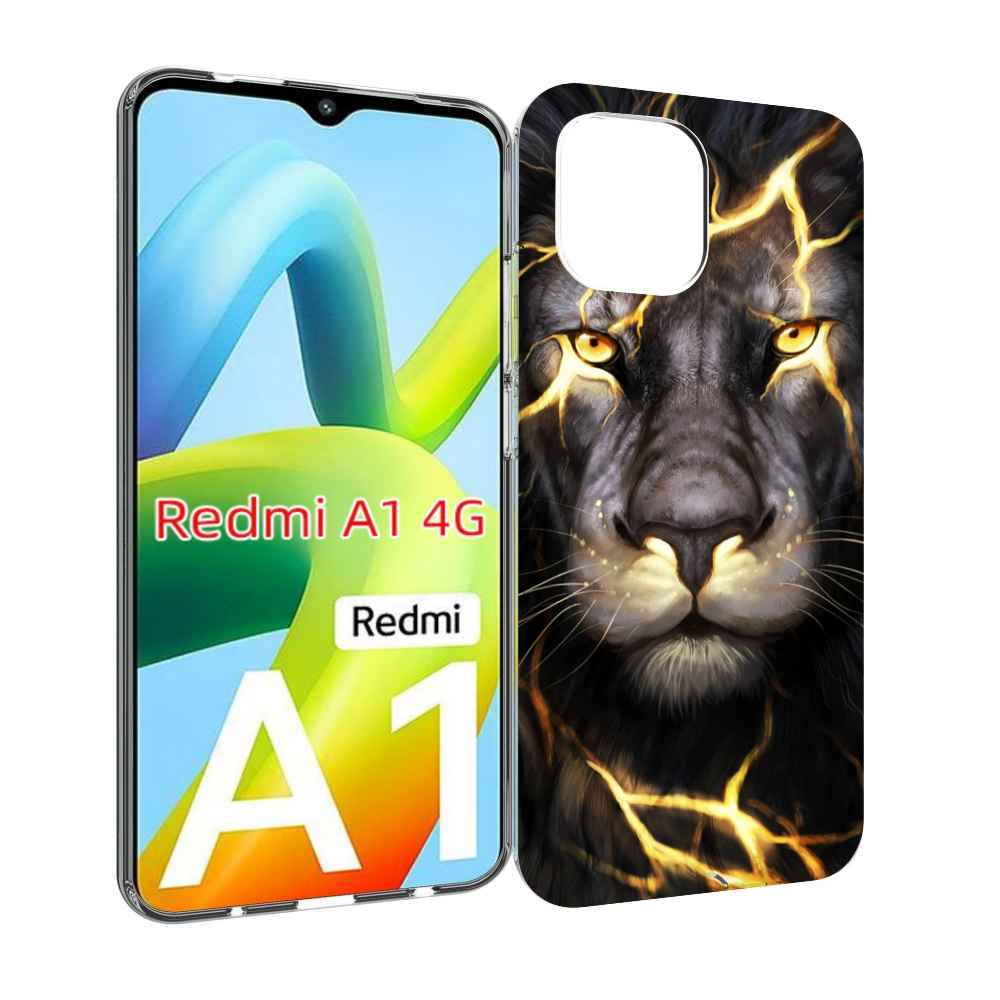 

Чехол MyPads Светящийся-лев мужской для Xiaomi Redmi A1, Прозрачный, Tocco