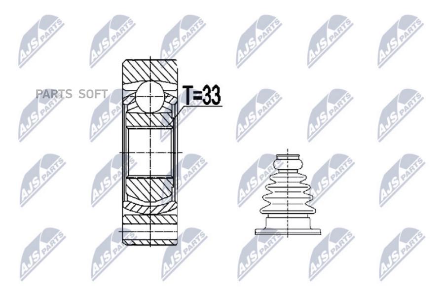 

ШРУС VAG POLO/GOLF IV/V/OCTAVIA 07-