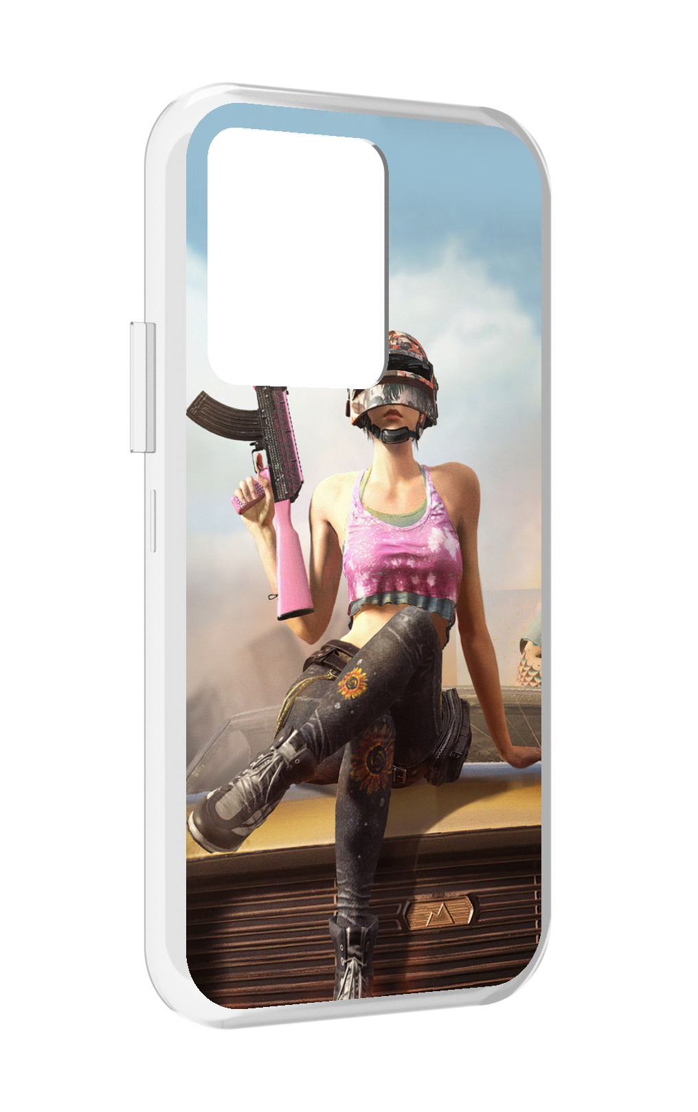

Чехол MyPads девушка из PUBG для Vivo iQOO 10, Прозрачный, Tocco