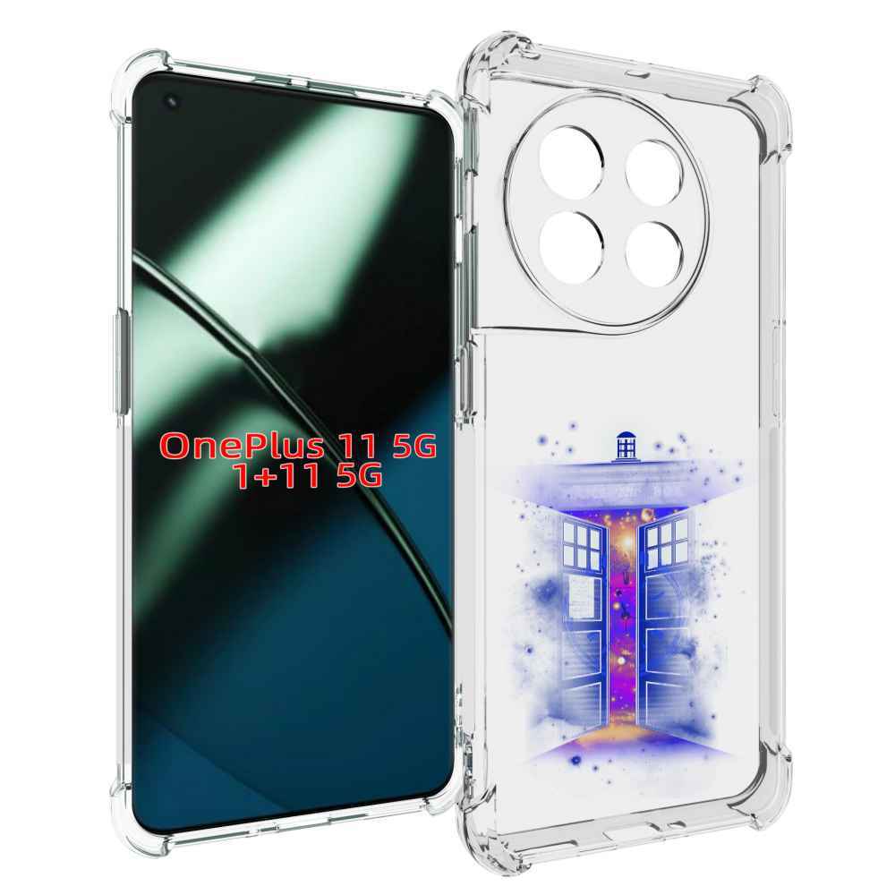 

Чехол MyPads фиолетовый уголок абстракция для OnePlus 11, Прозрачный, Tocco