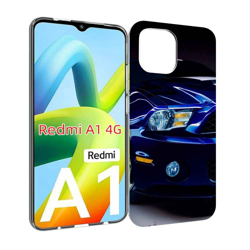 

Чехол MyPads Синяя-машина для Xiaomi Redmi A1, Прозрачный, Tocco
