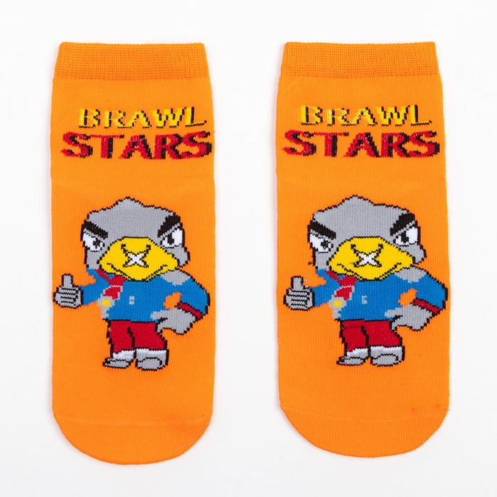 

Носки детские Brawl Stars, оранжевый, 22 (9-10 лет), Одежда «Brawl Star»