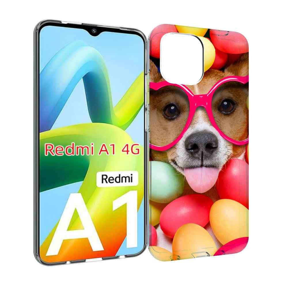 

Чехол MyPads Собака-в-яйцах для Xiaomi Redmi A1, Прозрачный, Tocco