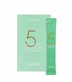 Шампунь глубокоочищающий Masil Probiotics scalp scaling, 8 мл masil шампунь для глубокого очищения кожи головы probiotics scalp scaling shampoo 300 мл