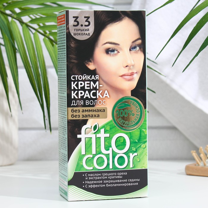 

Стойкая крем-краска для волос Fitocolor, тон горький шоколад, 115 мл, Fitocolor