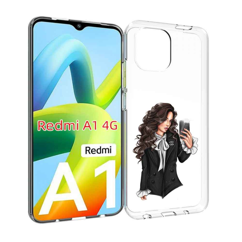 

Чехол MyPads Стильная-девушка для Xiaomi Redmi A1, Прозрачный, Tocco