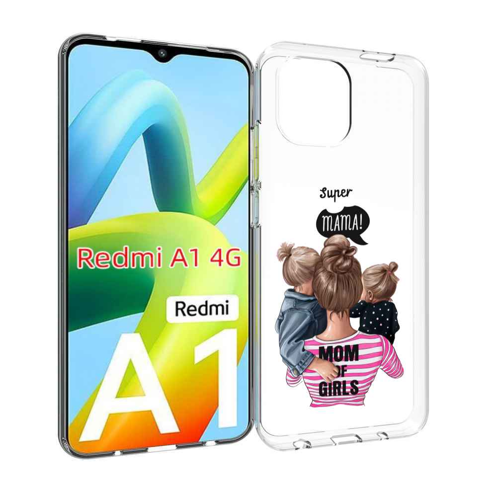 

Чехол MyPads Супер-мама-2 женский для Xiaomi Redmi A1, Прозрачный, Tocco