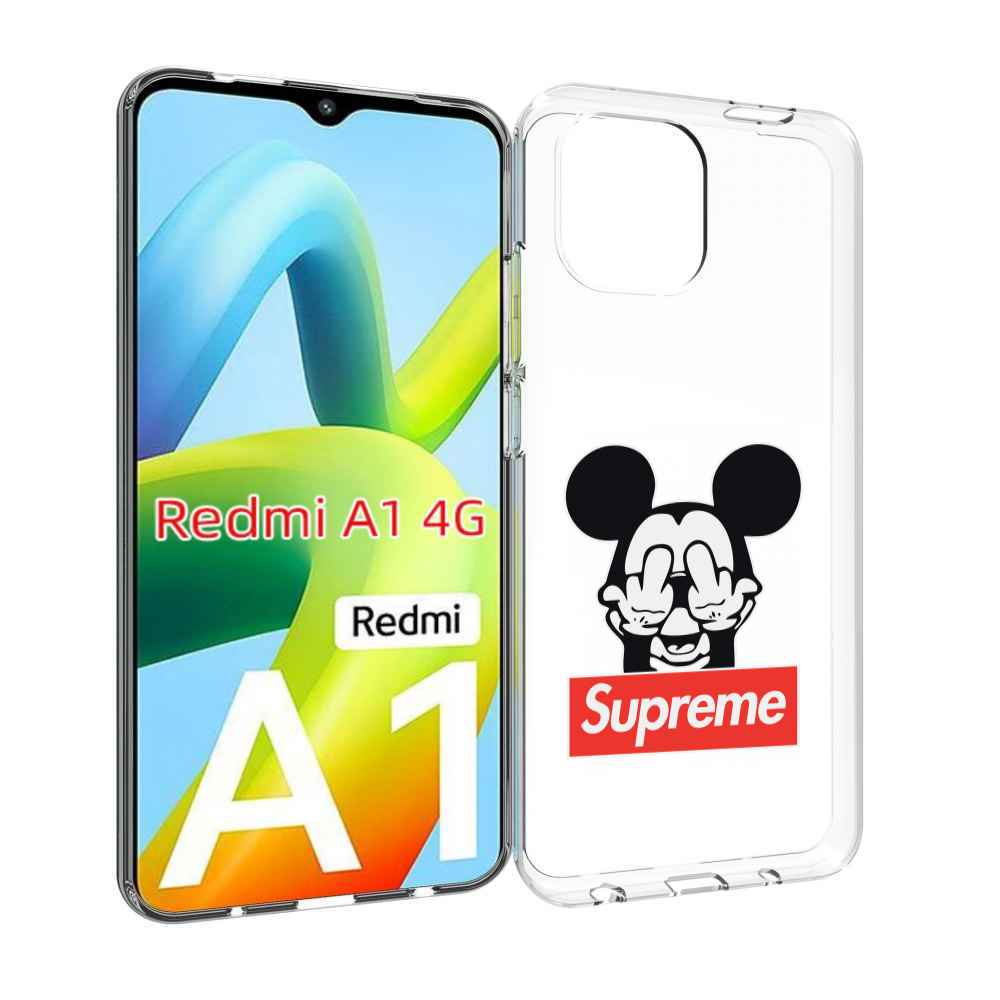 

Чехол MyPads Супримовский-Микки-маус для Xiaomi Redmi A1, Прозрачный, Tocco