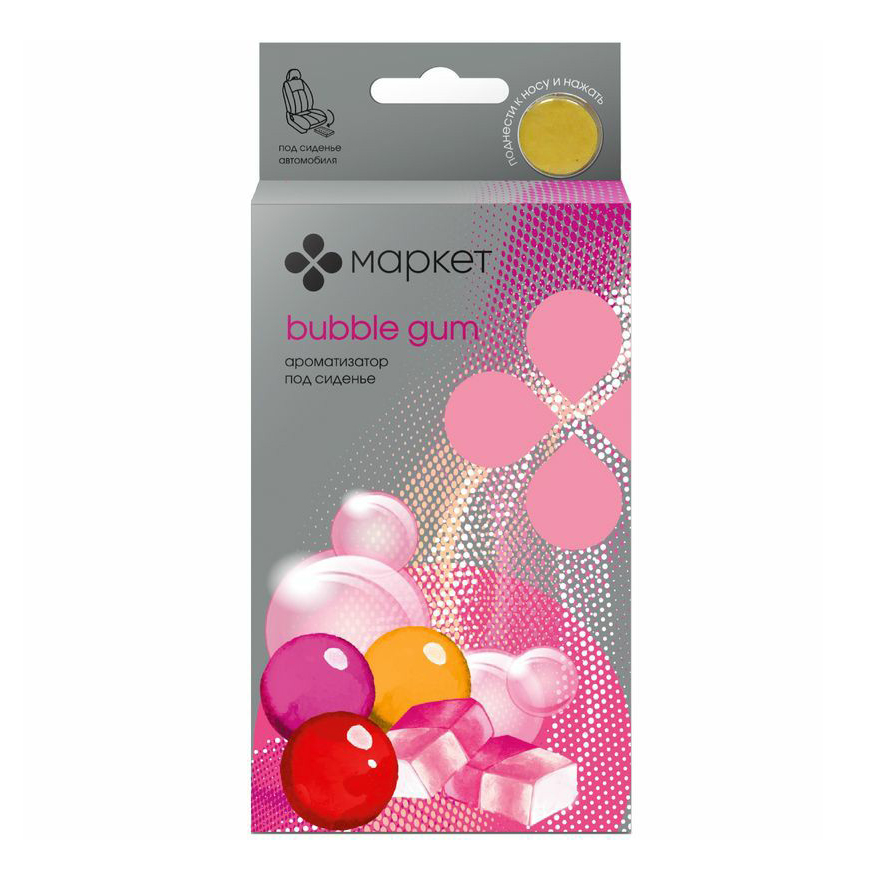 Ароматизатор в машину Маркет Перекресток Super Flower Bubble Gum