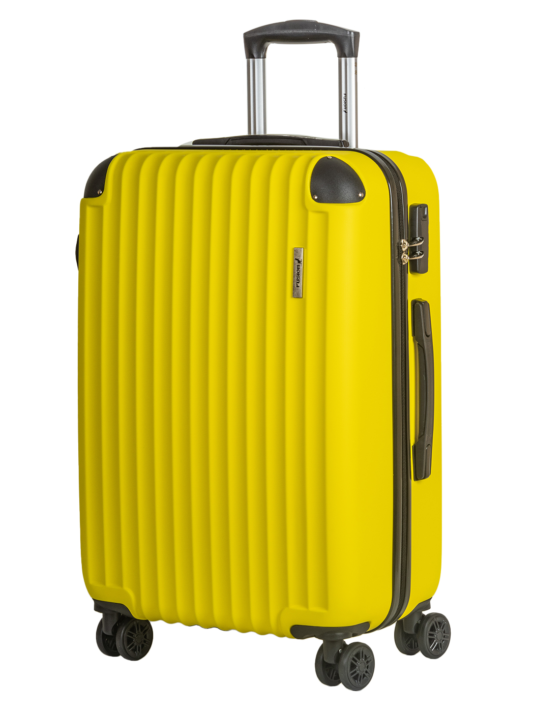 Чемодан унисекс FUSION FTS-1001 yellow, 49x30x76 см