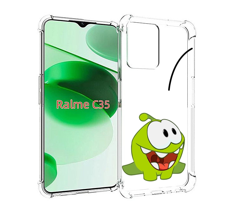 

Чехол MyPads попрыгунчик для Realme C35 / Narzo 50A Prime, Прозрачный, Tocco