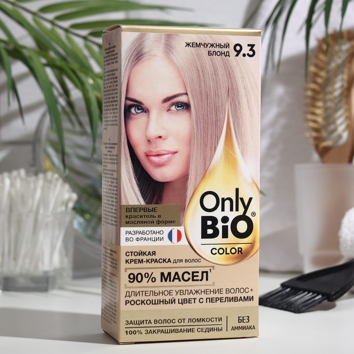 

Стойкая крем-краска для волос серии Only Bio COLOR тон 9.3 жемчужный блонд 115 мл