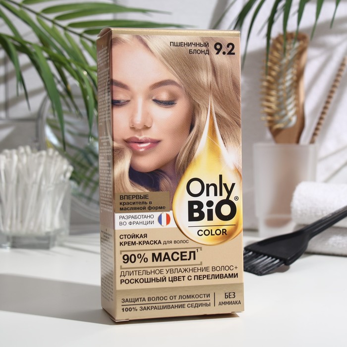 Купить Стойкая крем-краска для волос серии Only Bio COLOR тон 9.2 пшеничный блонд 115 мл, Fito косметик