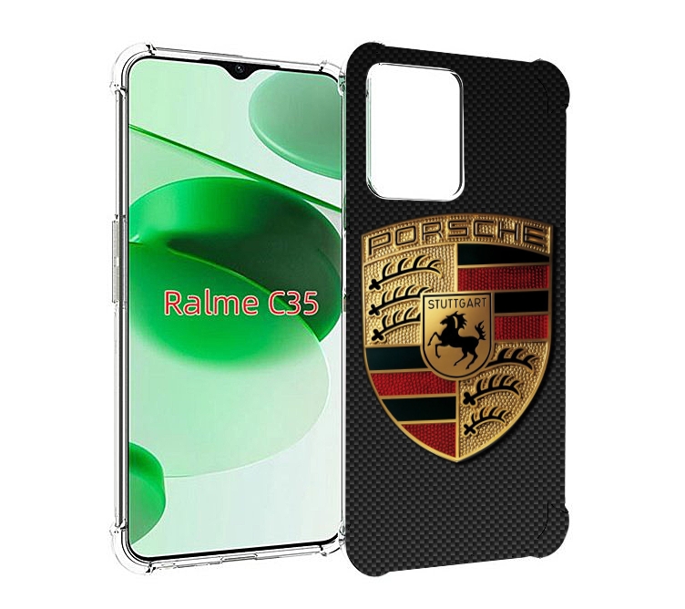 

Чехол MyPads porsche 1 для Realme C35 / Narzo 50A Prime, Прозрачный, Tocco