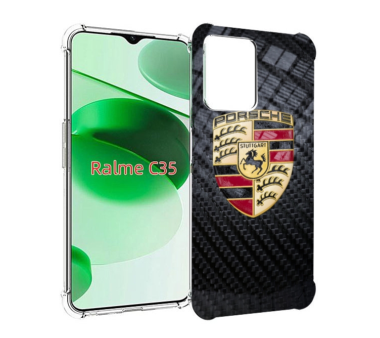 

Чехол MyPads porsche 3 мужской для Realme C35 / Narzo 50A Prime, Прозрачный, Tocco