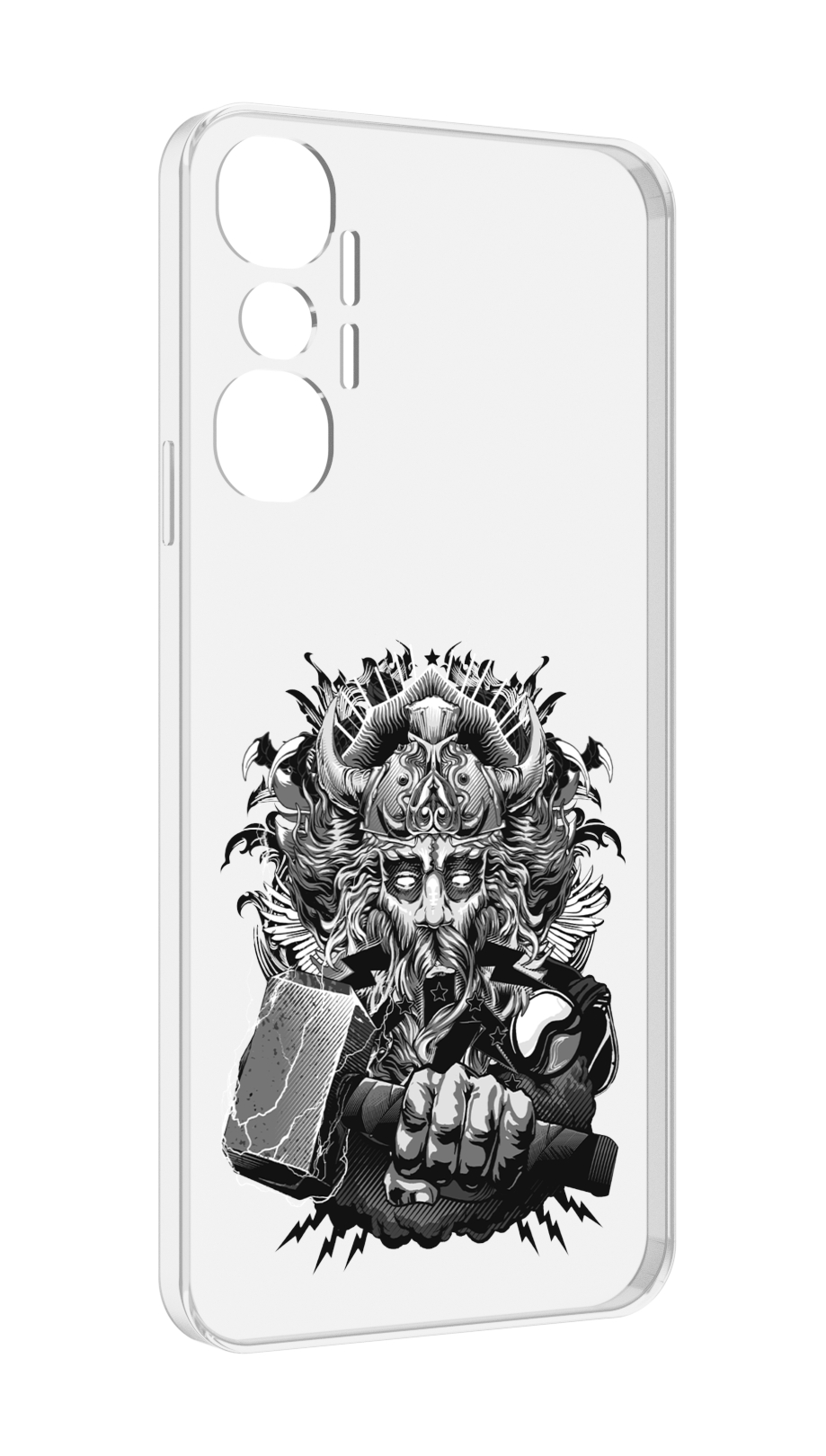 

Чехол MyPads злой тор для Infinix Hot 20 4G, Прозрачный, Tocco