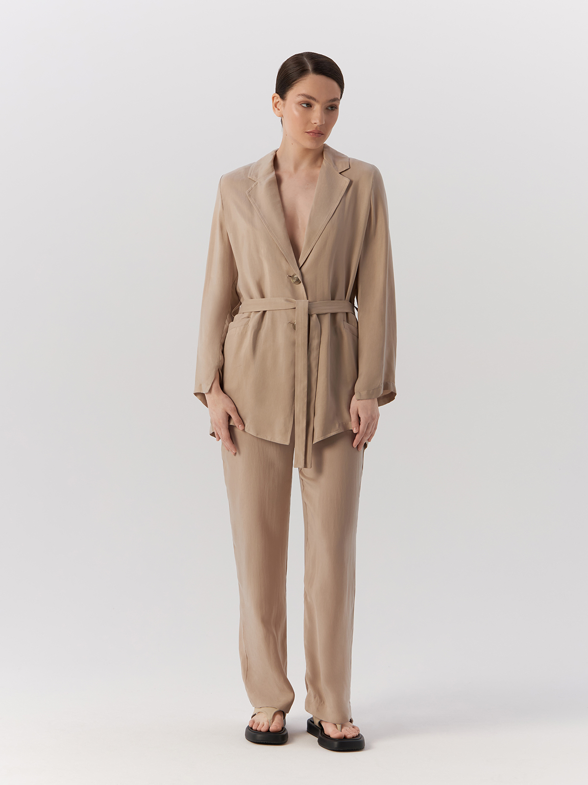 

Жакет Bimba Y Lola для женщин, размер 42, 191BR4014.T100142, Бежевый, 191BR4014