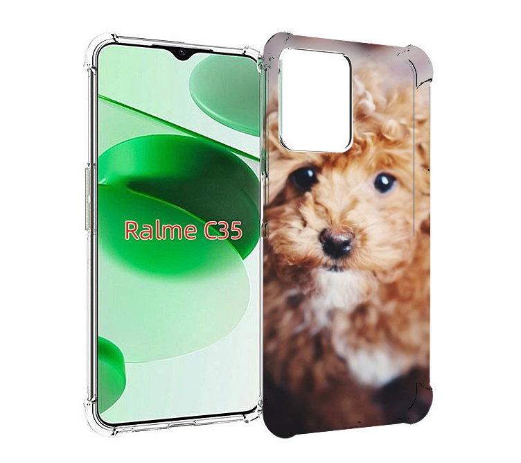 

Чехол MyPads пудель для Realme C35 / Narzo 50A Prime, Прозрачный, Tocco