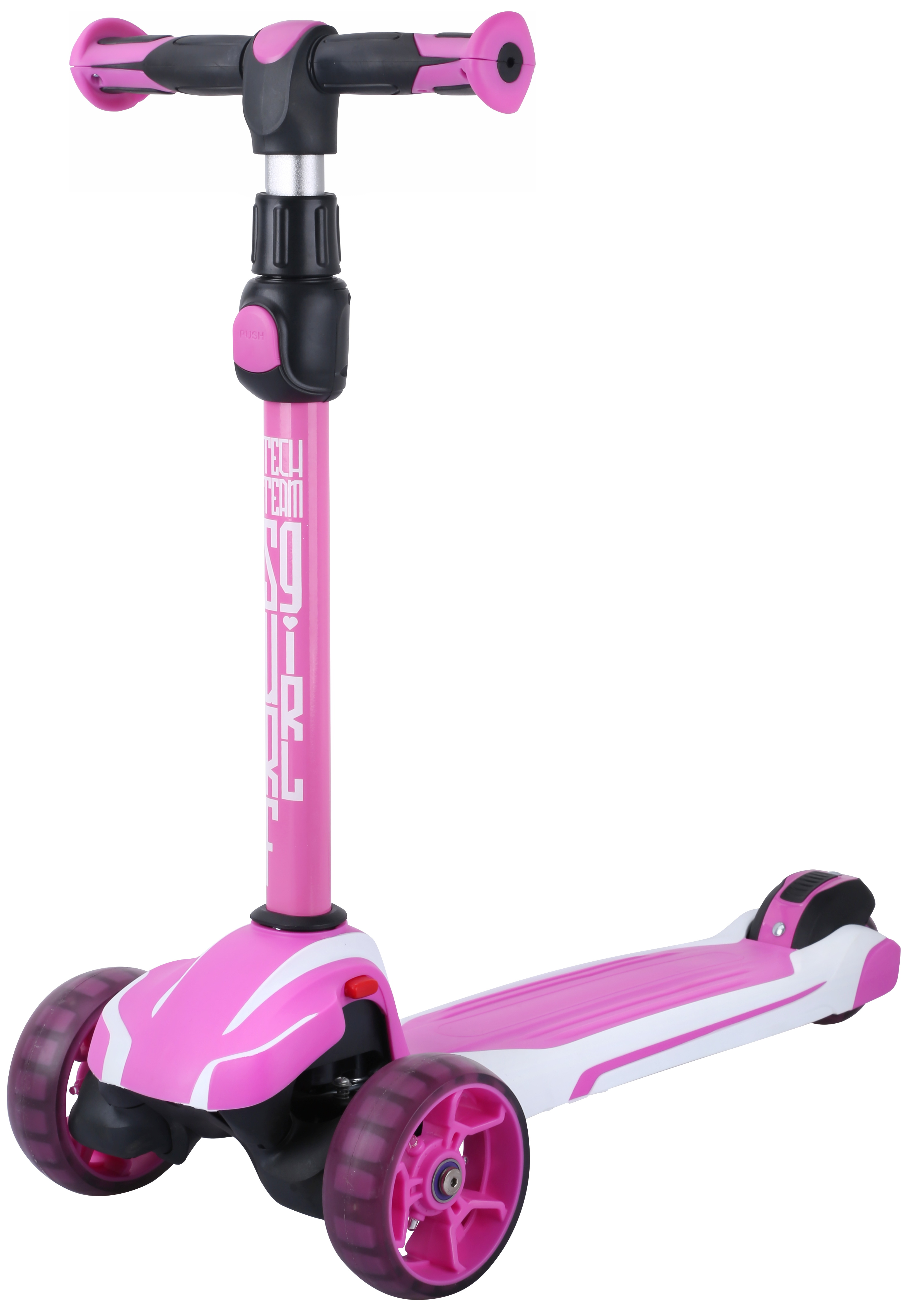 Самокат Tech Team Surf Girl white/pink 1/4