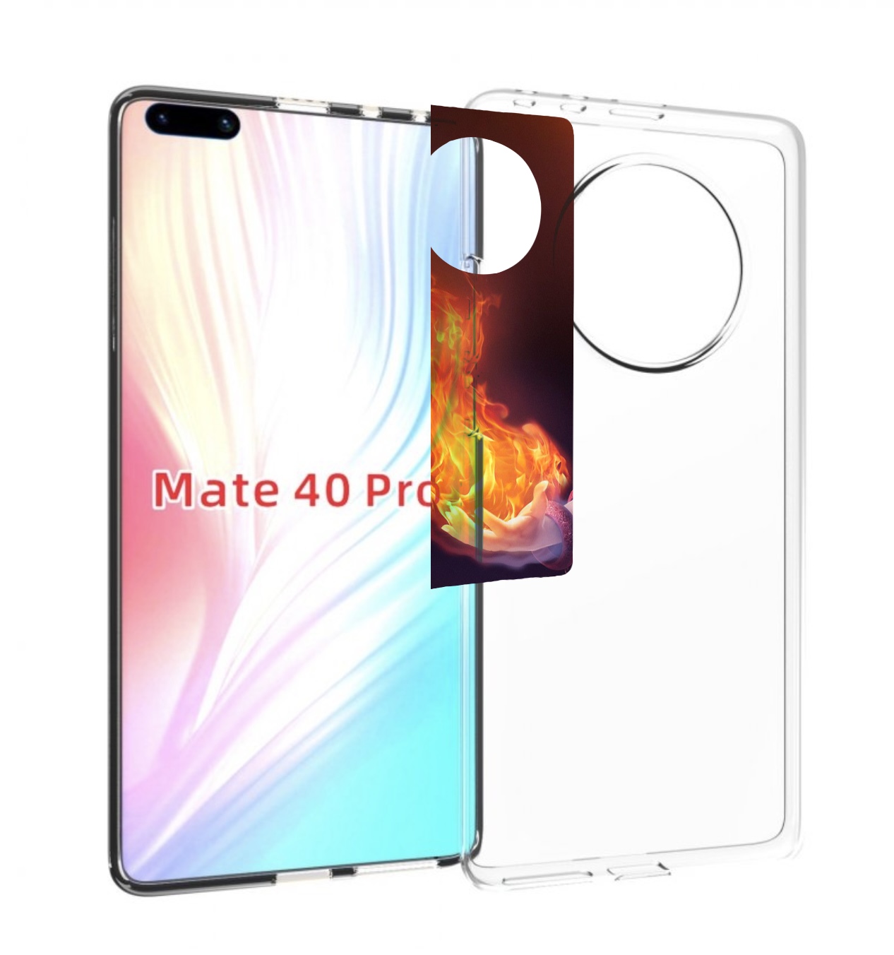 

Чехол MyPads dota 2 Lina для Huawei Mate 40 Pro (NOH-NX9), Прозрачный, Tocco