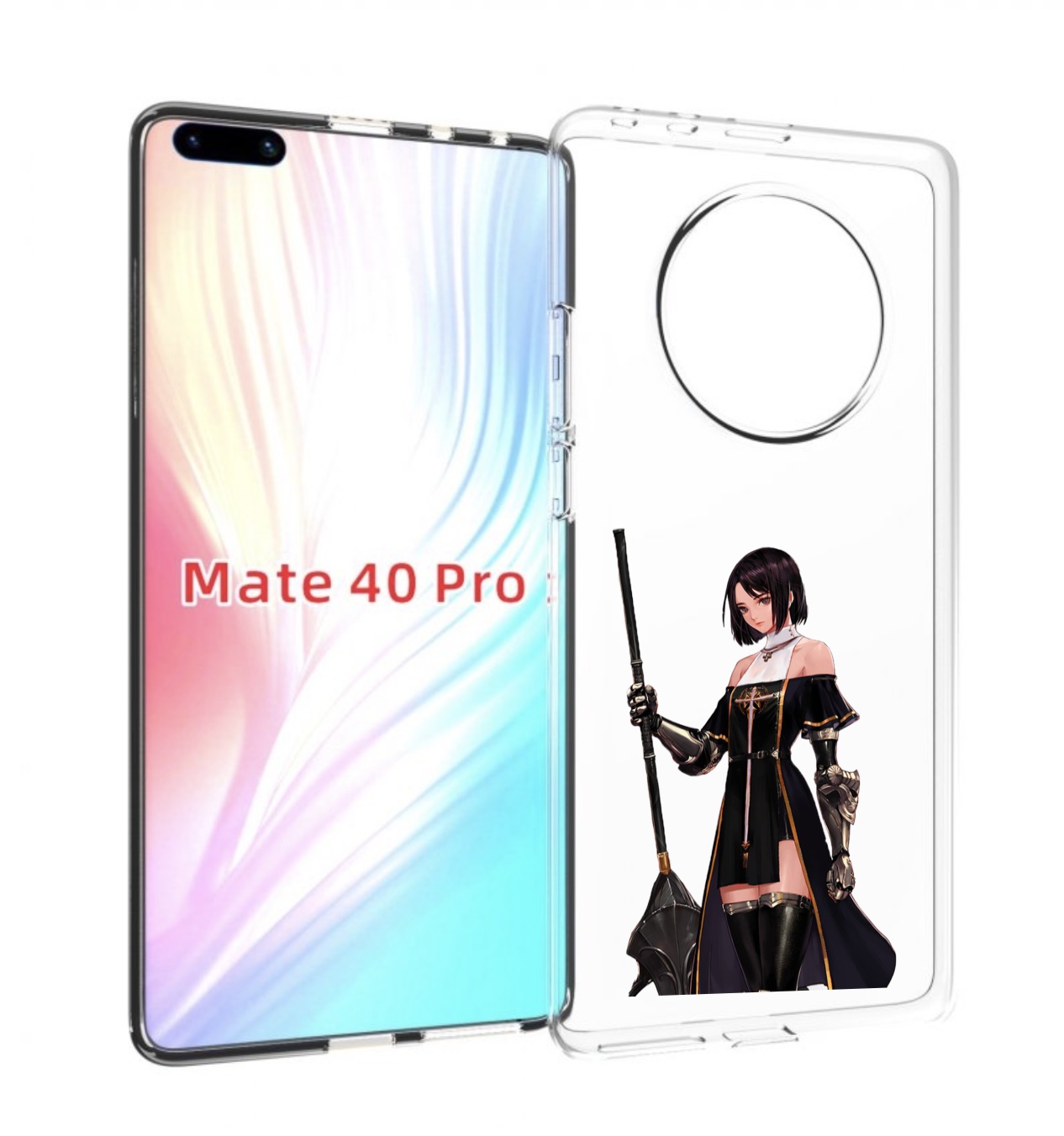 

Чехол MyPads dungeon-fighter для Huawei Mate 40 Pro (NOH-NX9), Прозрачный, Tocco