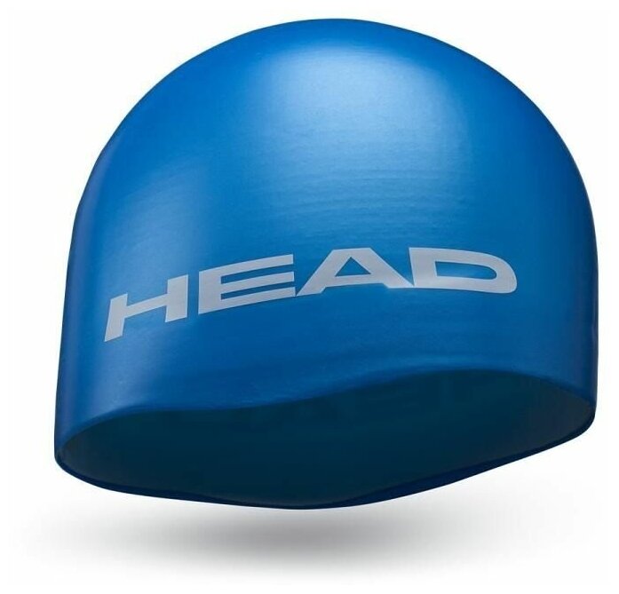 Шапочка для плавания стартовая HEAD SILICONE MOULDED цвсиний 1610₽